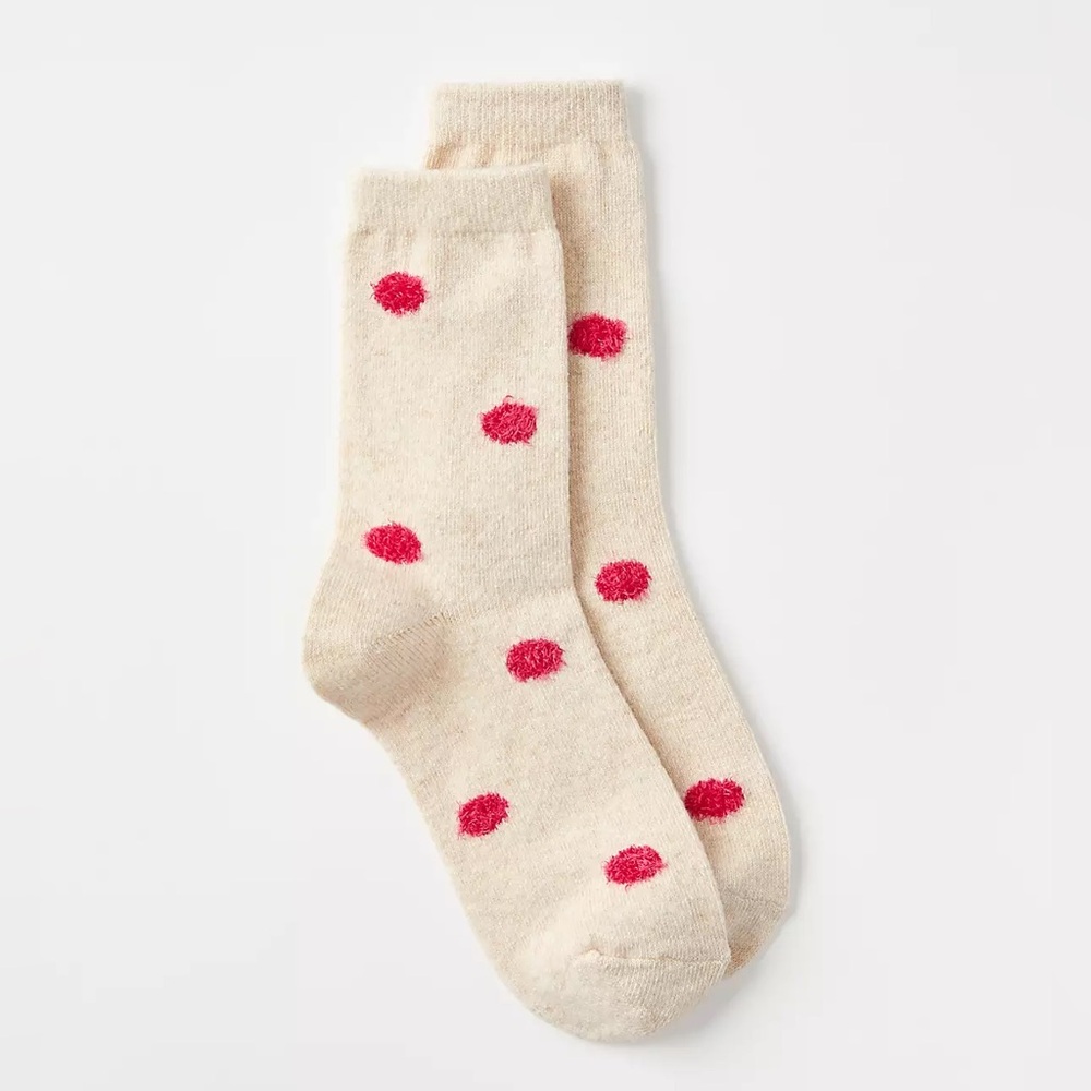 NEW! LOFT One Size Pom Pom Crew Socks